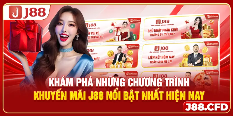 Khám phá những chương trình khuyến mãi J88 nổi bật nhất hiện nay